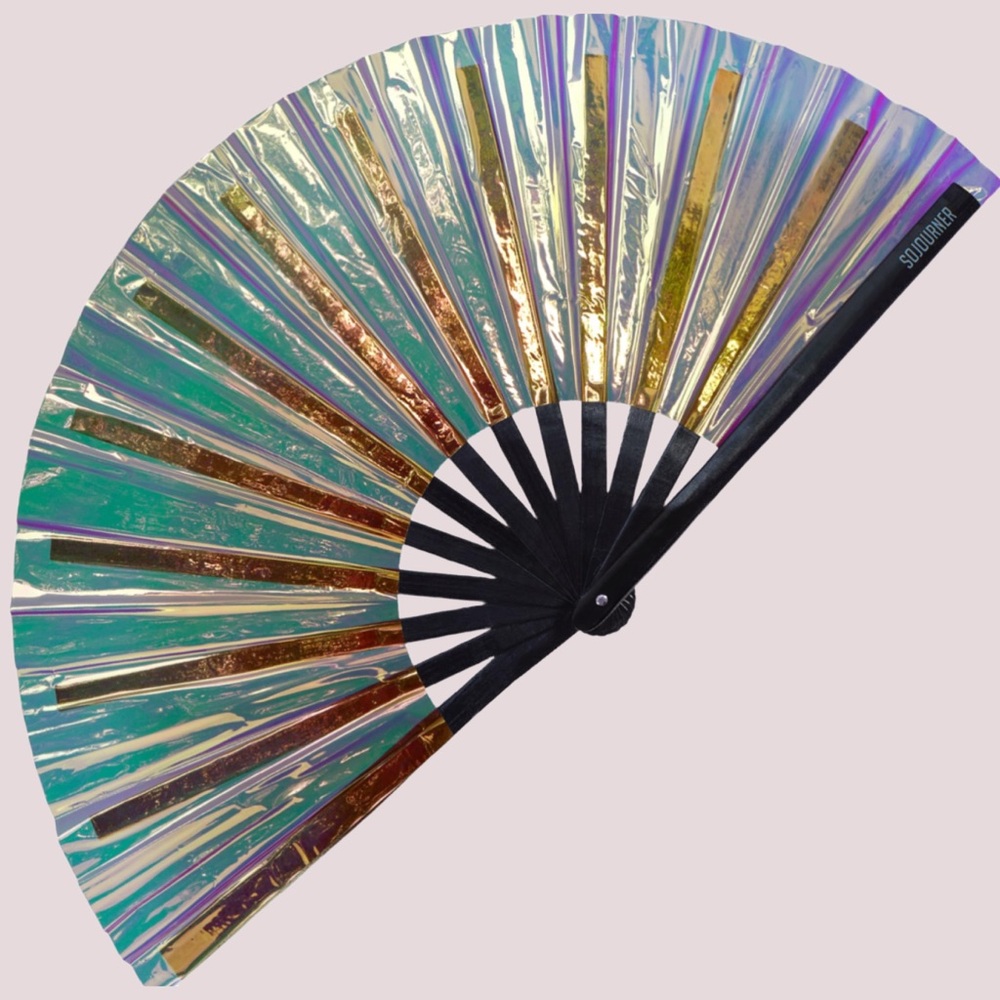 Stylish Holographic Fan by
